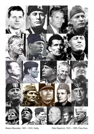Peko Dapčević - Benito Mussolini