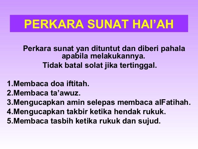 Perkara Wajib Dalam Solat Perkara Wajib Dalam Solat