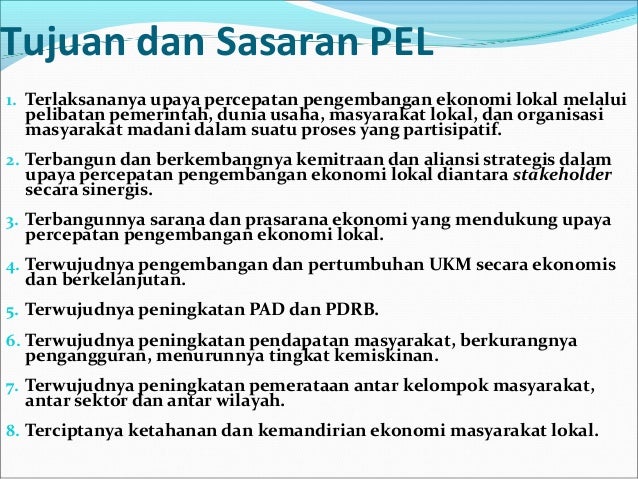 Pembangunan Ekonomi Lokal