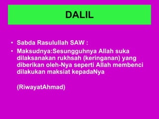 Pel. 15 solat qasar dan jama' | PPT