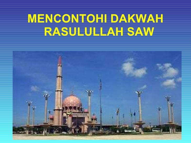 Pel. 8 mencontohi dakwah rasulullah