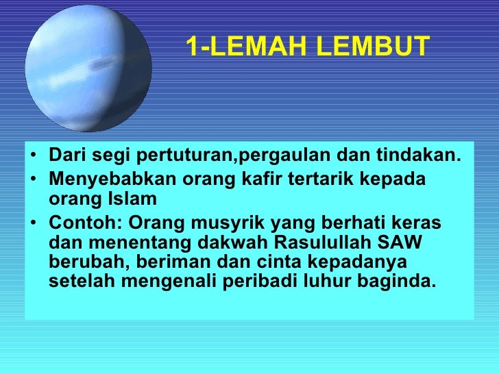 Pel. 8 mencontohi dakwah rasulullah