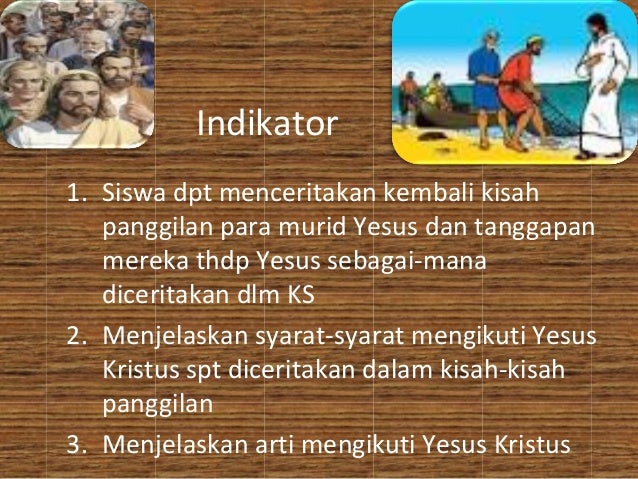 Pel 5. Yesus Memanggil Murid-Murid-Nya