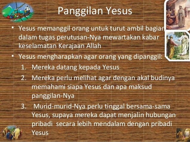 Pel 5. Yesus Memanggil Murid-Murid-Nya