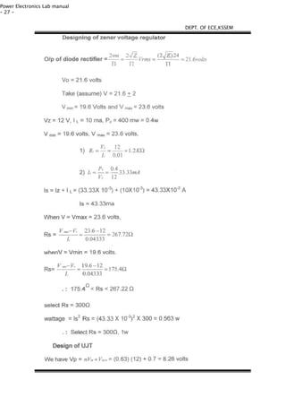 Power Electronics Lab manual
- 27 -
DEPT. OF ECE,KSSEM
 