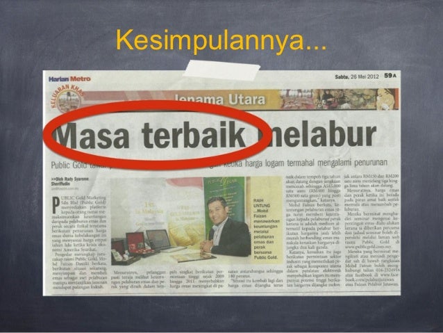 Pelaburan Emas Dan Perak Di Malaysia - Potensi, Kaedah 