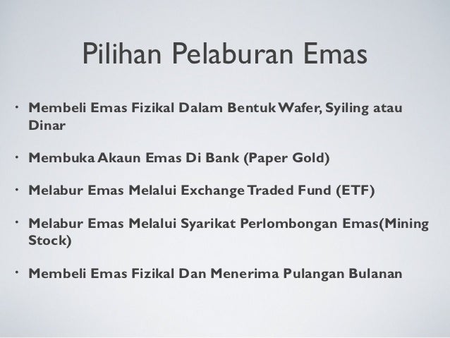 Pelaburan Emas Dan Perak Di Malaysia - Potensi, Kaedah 
