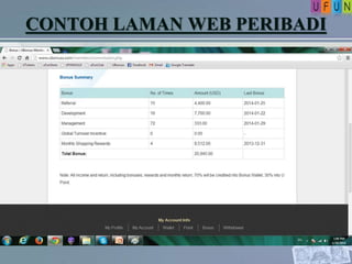 CONTOH LAMAN WEB PERIBADI
 