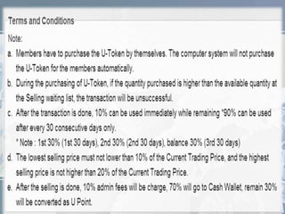 TERMS & CONDITIONS UFUN CLUB @
UBONUSS
 