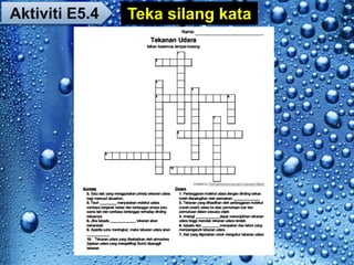 Aktiviti E5.4 Teka silang kata
 