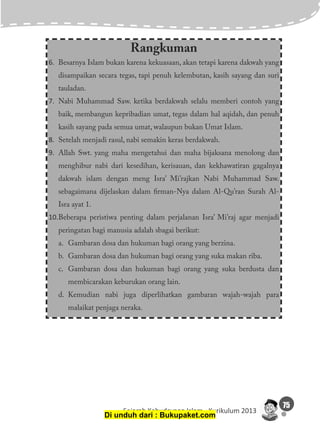 Pelajaran 5 isra' mi'raj nabi muhammad saw | PDF