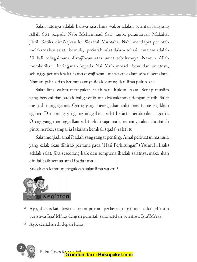 Teks Pidato Isra Mi Raj Anak Anak Berbagai Teks Penting