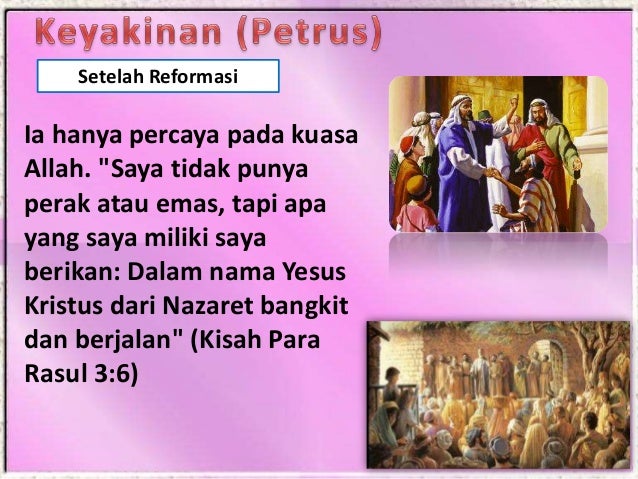 Pelajaran sekolah sabat ke 10 triwulan iii 2013 reformasi 