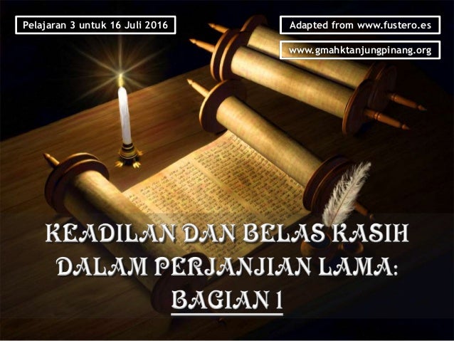 Pelajaran Sekolah Sabat ke-3 Triwulan III 2016