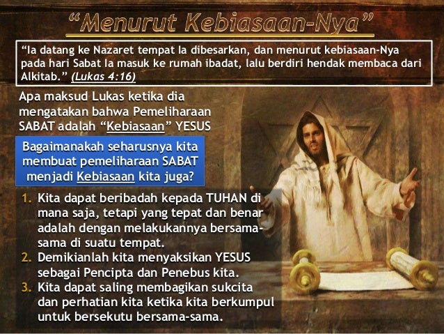 Pelajaran Sekolah SABAT ke-5 Triwulan 2 2015