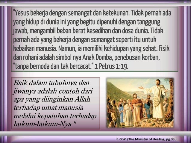Pelajaran sekolah sabat ke 7 triwulan iv kristus korban kita