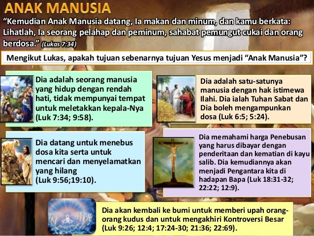 Pelajaran Sekolah Sabat 3 Kuarter 2 2015 Siapakah Yesus 