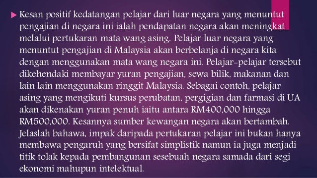 Kesan Pelajar Luar Negara