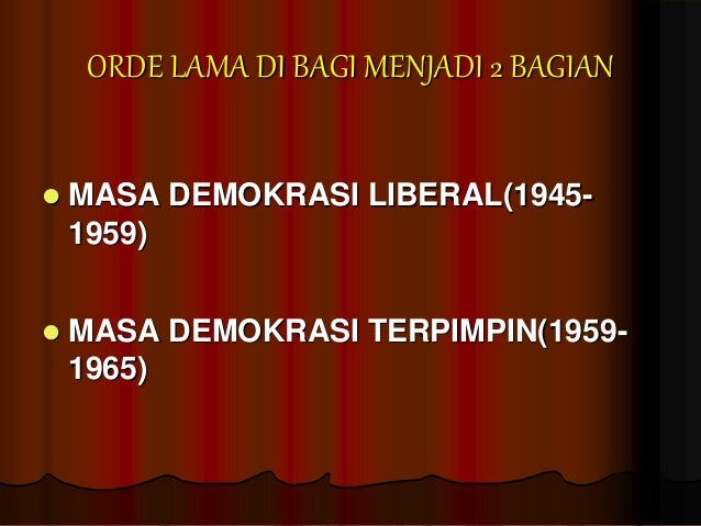 Pelaksanaan demokrasi di indonesia