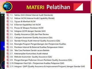 MATERI TRAINING
 