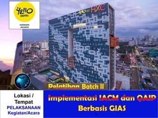 Jln. Dagen 109 YOGYAKARTA
Berbasis GIAS
Lokasi /
Tempat
PELAKSANAAN
Kegiatan/Acara
 