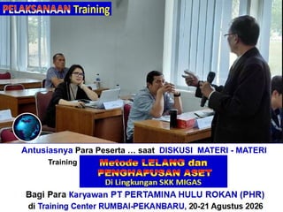 Antusiasnya Para Peserta … saat DISKUSI MATERI - MATERI
Training“Perhitungan + Verifikasi TKDN & BMP”
Bagi Para Karyawan PT PERTAMINA HULU ROKAN (PHR)
di Training Center RUMBAI-PEKANBARU, 20-21 Agustus 2026
 