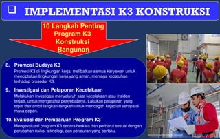 PELAKSANAAN METODE KERJA YANG AMAN, SELAMAT BAGI PEKERJA PADA PEKERJAAN ...