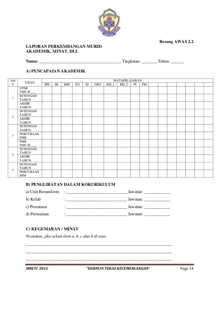 Surat Maklumat Kelas Mengaji