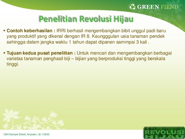Revolusi Hijau Di Indonesia