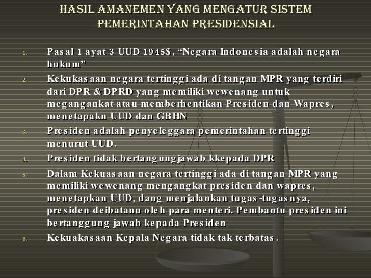 Pelaksanaan Sistem Pemerintahan Di Indonesia Eric