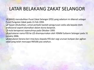 Pelaksanaan Sistem Zakat