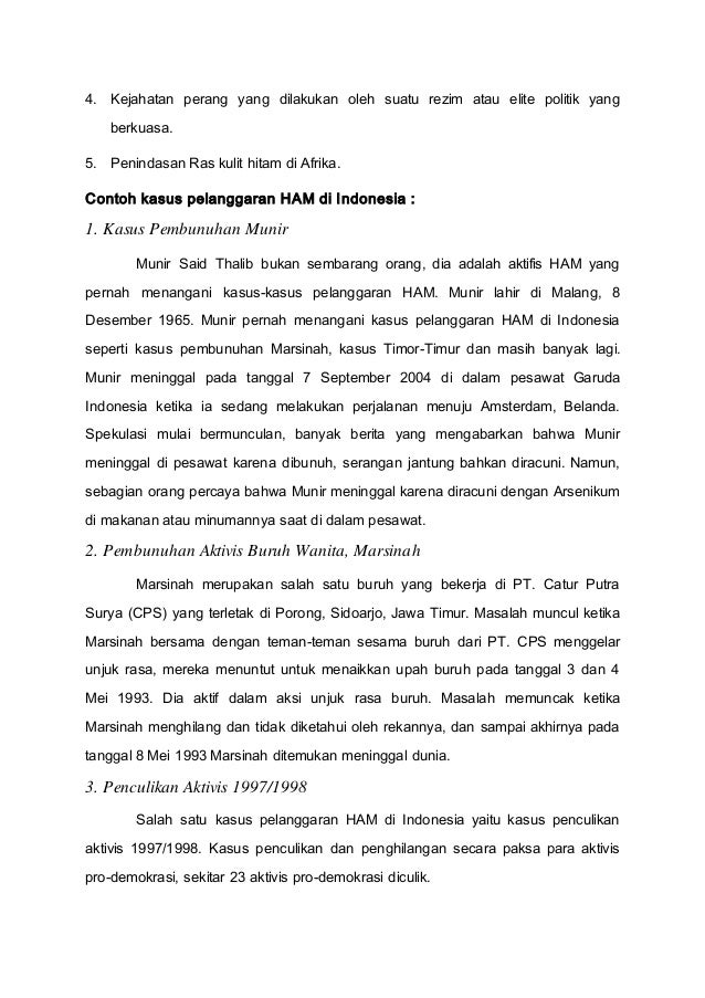Pelanggaran HAM di Indonesia  PKN