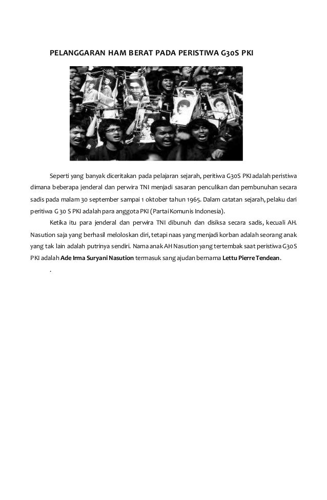 Pelanggaran HAM di indonesia