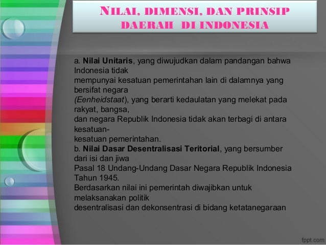 Harmonisasi Pemerintah Pusat Dan Daerah Kelas X Bab 4