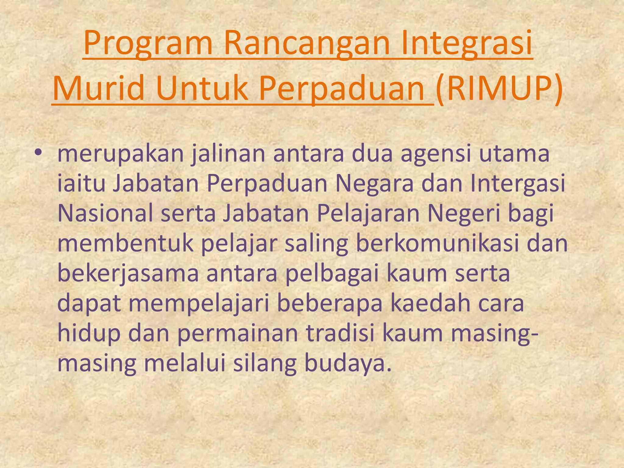 Program Rimup Pelan Induk Pembangunan Pendidikan (PIPP) | PPTX