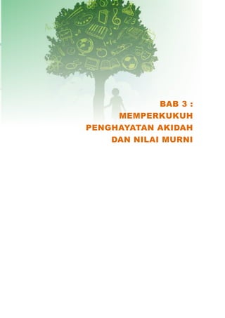 BAB 3 :
     MEMPERKUKUH
PENGHAYATAN AKIDAH
    DAN NILAI MURNI
 
