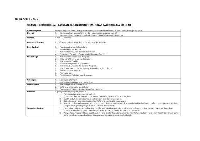 Pelan Strategik Tkrs Sktpsp 2014 2016