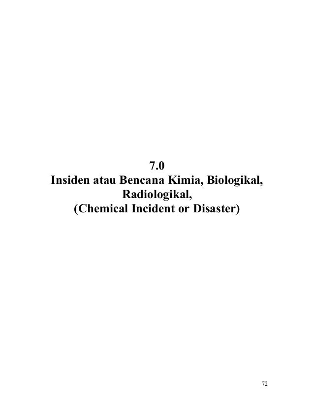 Pelan tindakan bencana hkl 2008