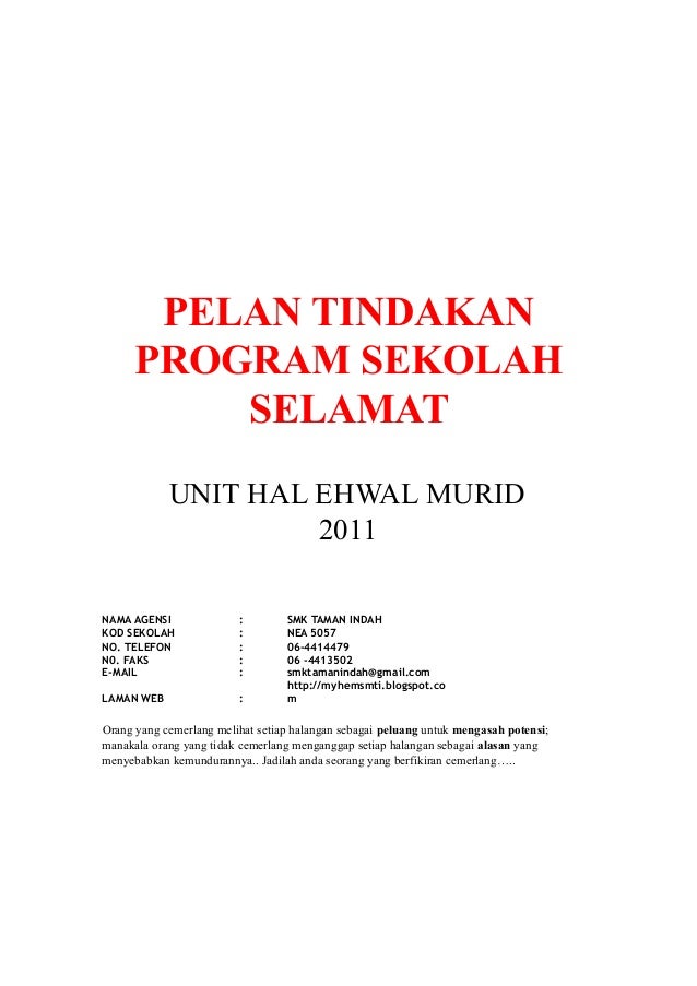 Pelantindakanprogramsekolahselamat 111215040529 Phpapp01 New