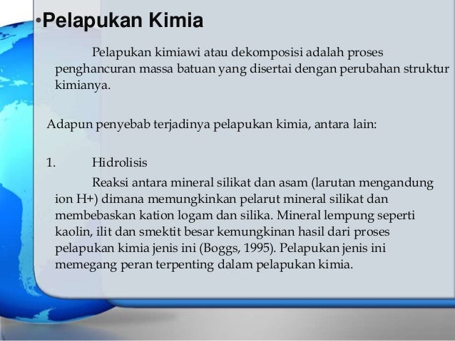 Faktor Yang Menyebabkan Pelapukan Fisika Pada Batuan Adalah Berbagai