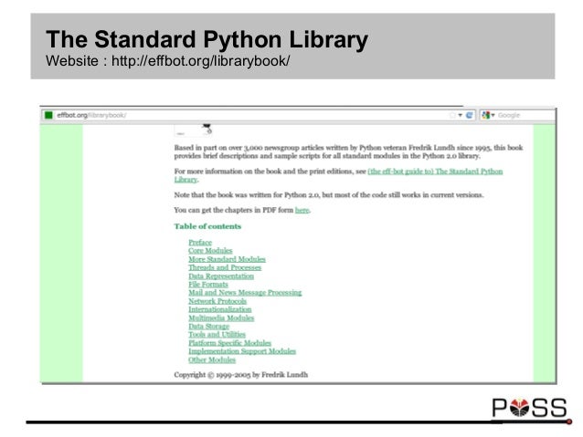 Pelatihan Python Standard Library