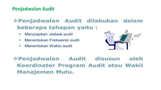 Penjadwalan Audit
 