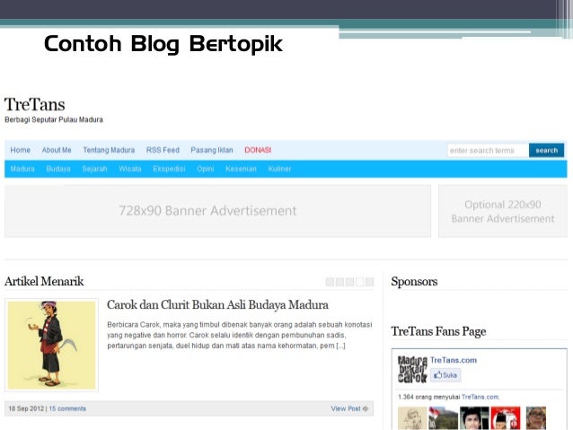 Pelatihan blog