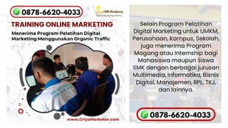 Pelatihan Cara Memasarkan Produk Di Internet di Surabaya.PDF