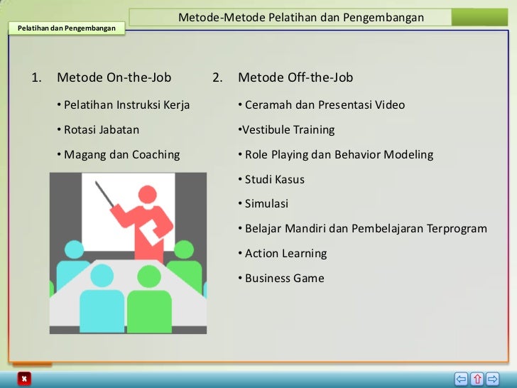 Pelatihan dan pengembangan