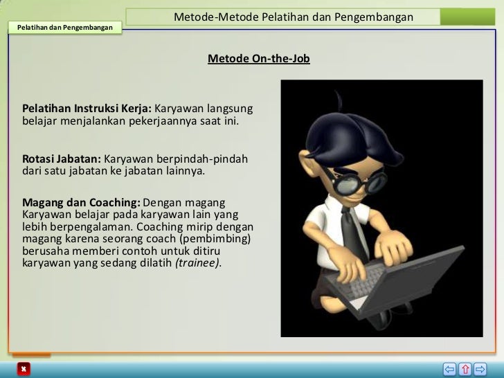 Pelatihan dan pengembangan