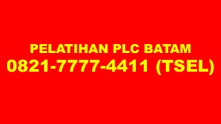 PELATIHAN PLC BATAM
0821-7777-4411 (TSEL)
 