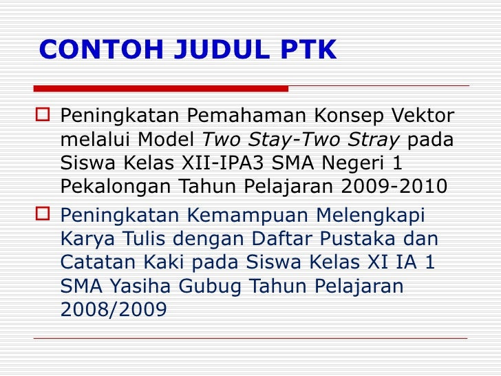 Pelatihan ptk dr subyantoro