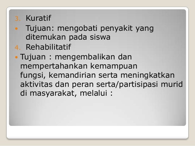 Pelayanan kesehatan dan pendidikan luar biasa