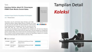 Tampilan Detail
Koleksi
 
